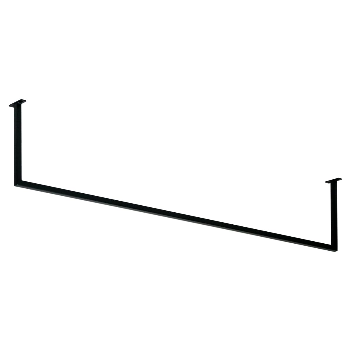 Amazon｜サンニード SQハンガーバー 1223 BK 黒 ブラック 幅120 高さ23